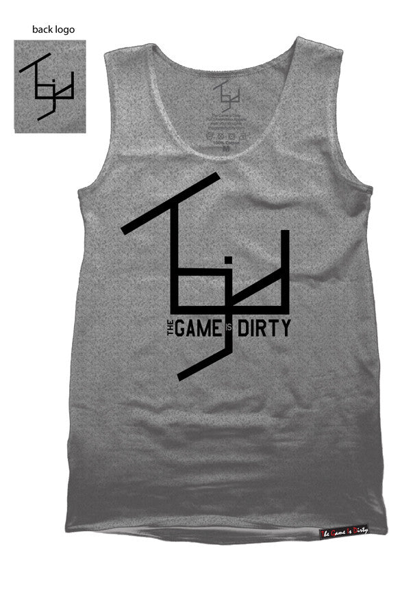TGID MALE TANKTOP (GRAY BLK)