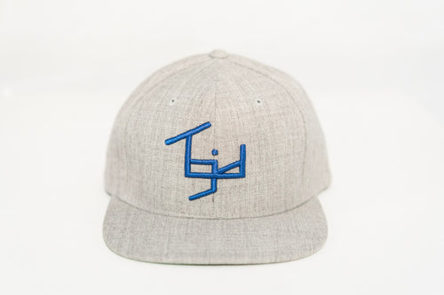 TGID SNAPBACK (LT GRAY/ROYAL BLUE)