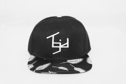 TGID SNAPBACK (BLK/WHT FEATHER)