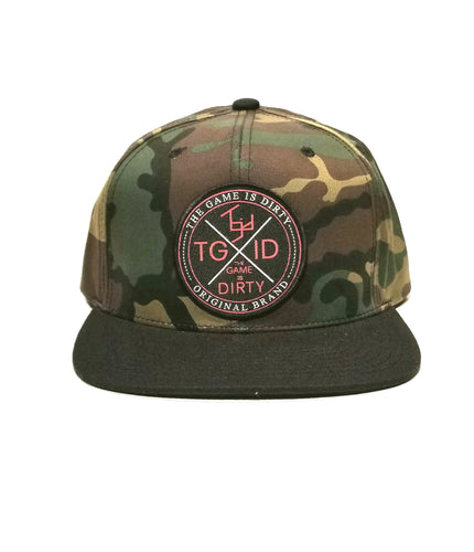 TGID SNAPBACK CAMO X PATCH (BRO/GRN)