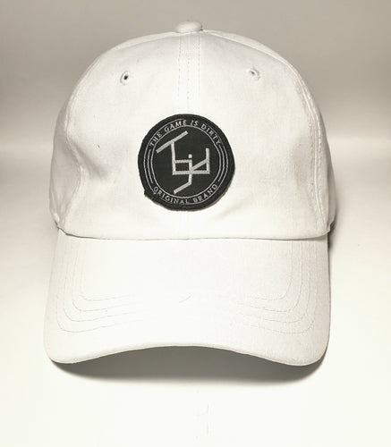 TGID DAD HAT(Wht/Blk)   Distressed Patch