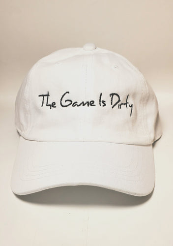 TGID  DAD HAT (White/blk) (SIGNATURE)