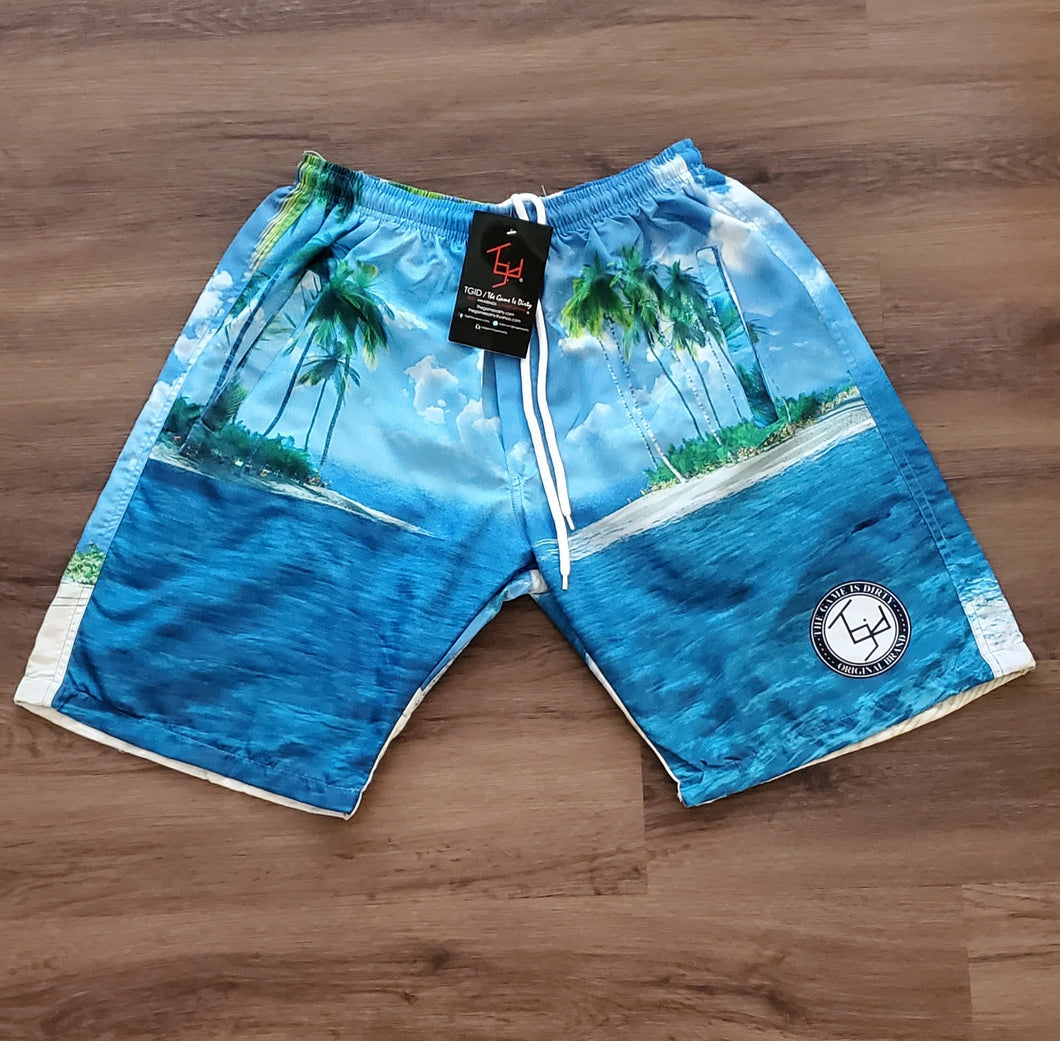 fBoard Shorts (BLU/ BEACH)