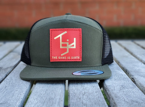 TGID Signature  Hat (Olive green /Red)