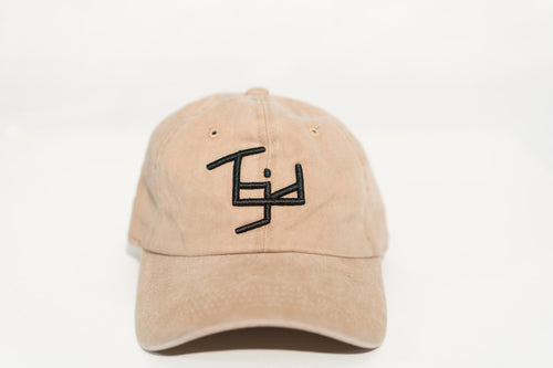 TGID DAD HAT(TAN/BLK) LOGO