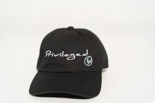 TGID PRIVILEGED DAD HAT (BLK/WHT)