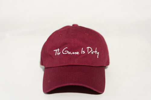 TGID DAD HAT(BURG/WHT) (SIGNATURE)