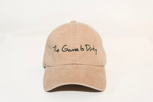 TGID DAD HAT (TAN/BLK) (SIGNATURE)
