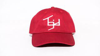 TGID DAD HAT(RED/WHT) LOGO