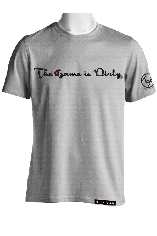 TGID  (RULE #1  TEE)  GRY/BLK/RED