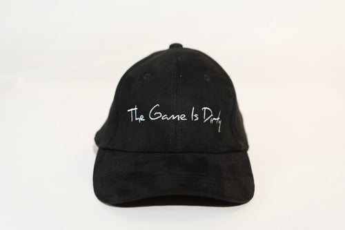 TGID DAD HAT(BLK/WHT) SUEDE TEXTURE (SIGNATURE)