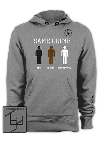 TGID SAME CRIME HOODIE (GRAY) UNISEX Authentic Original Makers (2012) (Snoop Dogg)