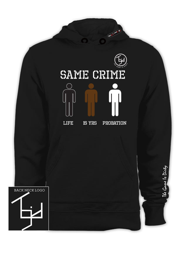 TGID SAME CRIME HOODIE (BLACK) UNISEX Authentic Original Makers (2012) (Snoop Dogg)