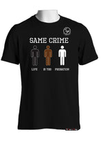 SAME CRIME T-SHIRT(BLACK) Authentic Original Makers (2012) (Worn by Snoop Dogg)