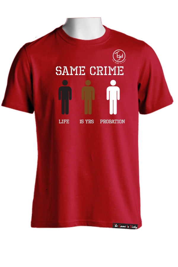 TGID SAME CRIME  T-SHIRT (RED) Authentic Original Makers (2012) (Snoop Dogg)